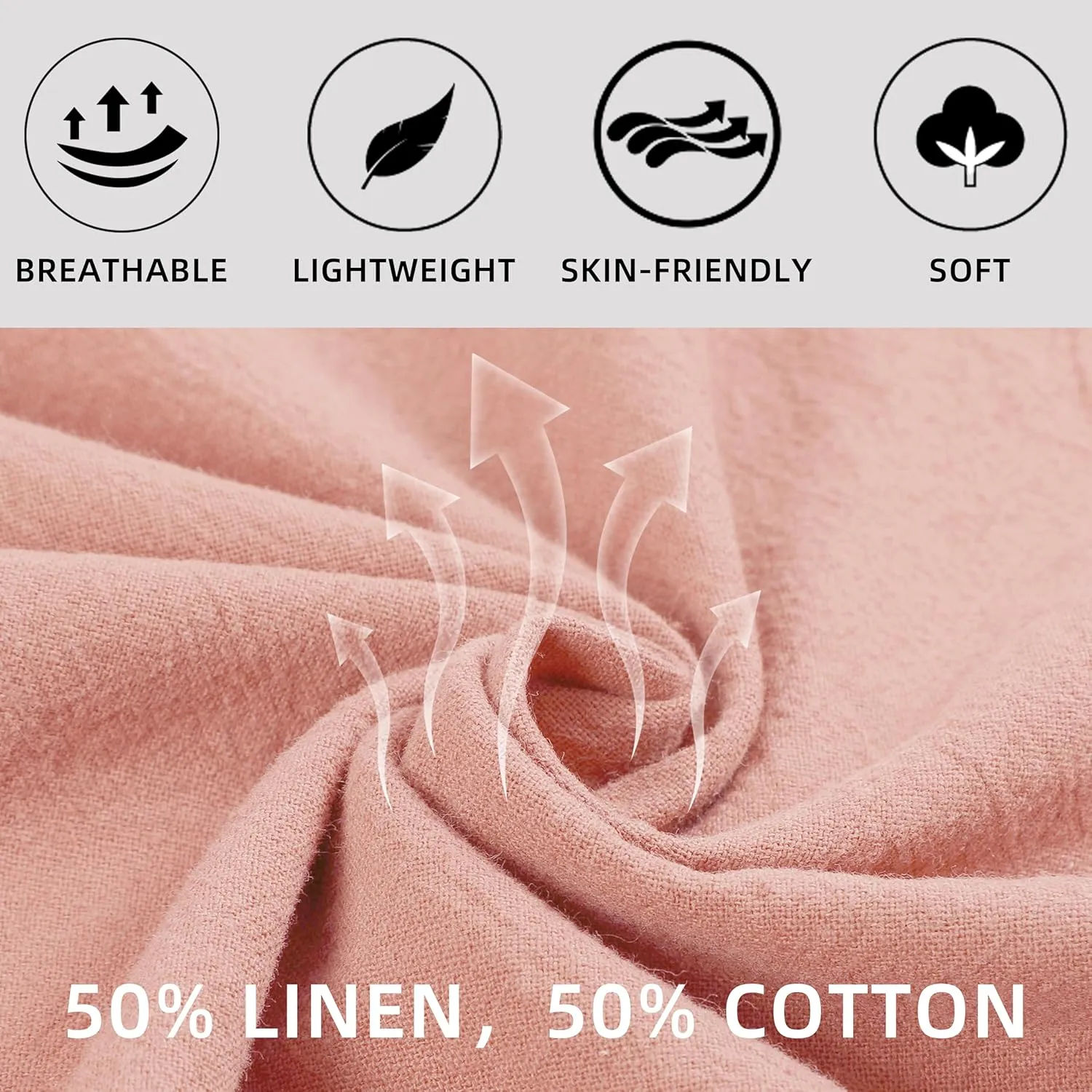 Womens Linen Shorts Summer Casual High Wasited Ruffle Wide Leg Drawstring Beach Loose Shorts