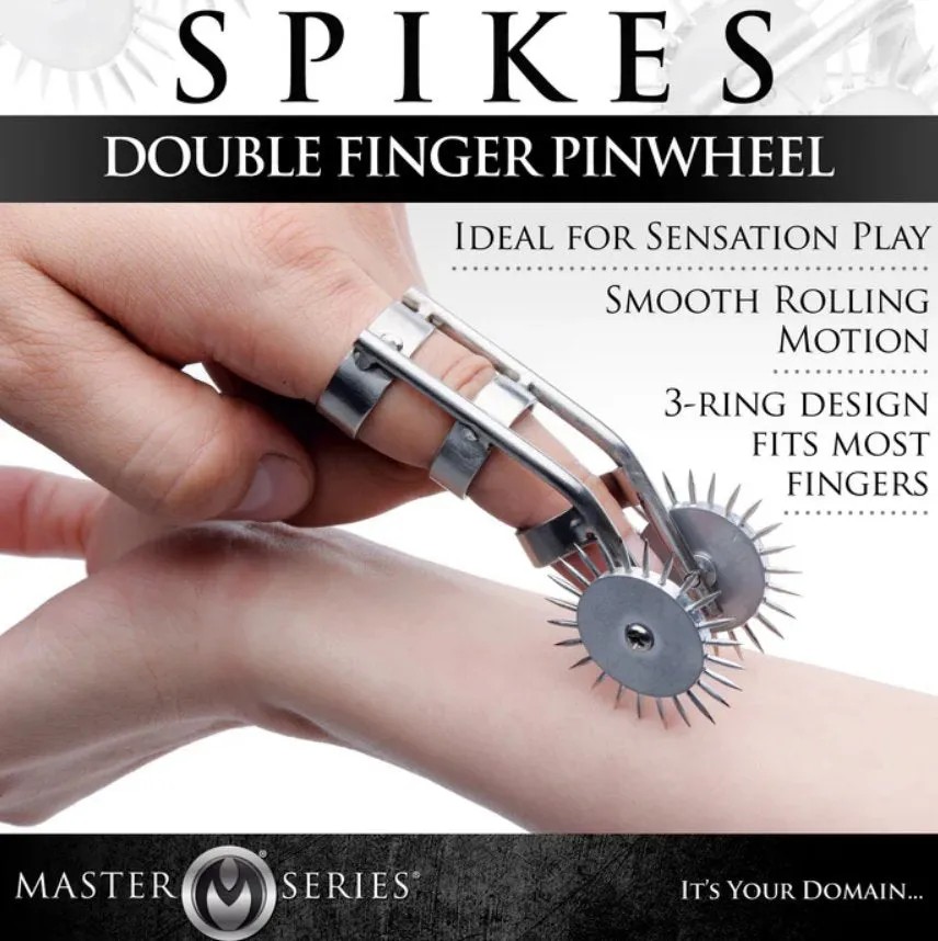 XR Brands Spikes Double Finger Pinwheel