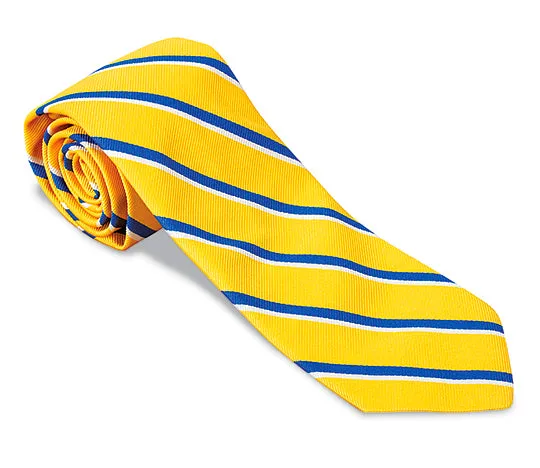 Yellow Roma Stripes Necktie - F4993