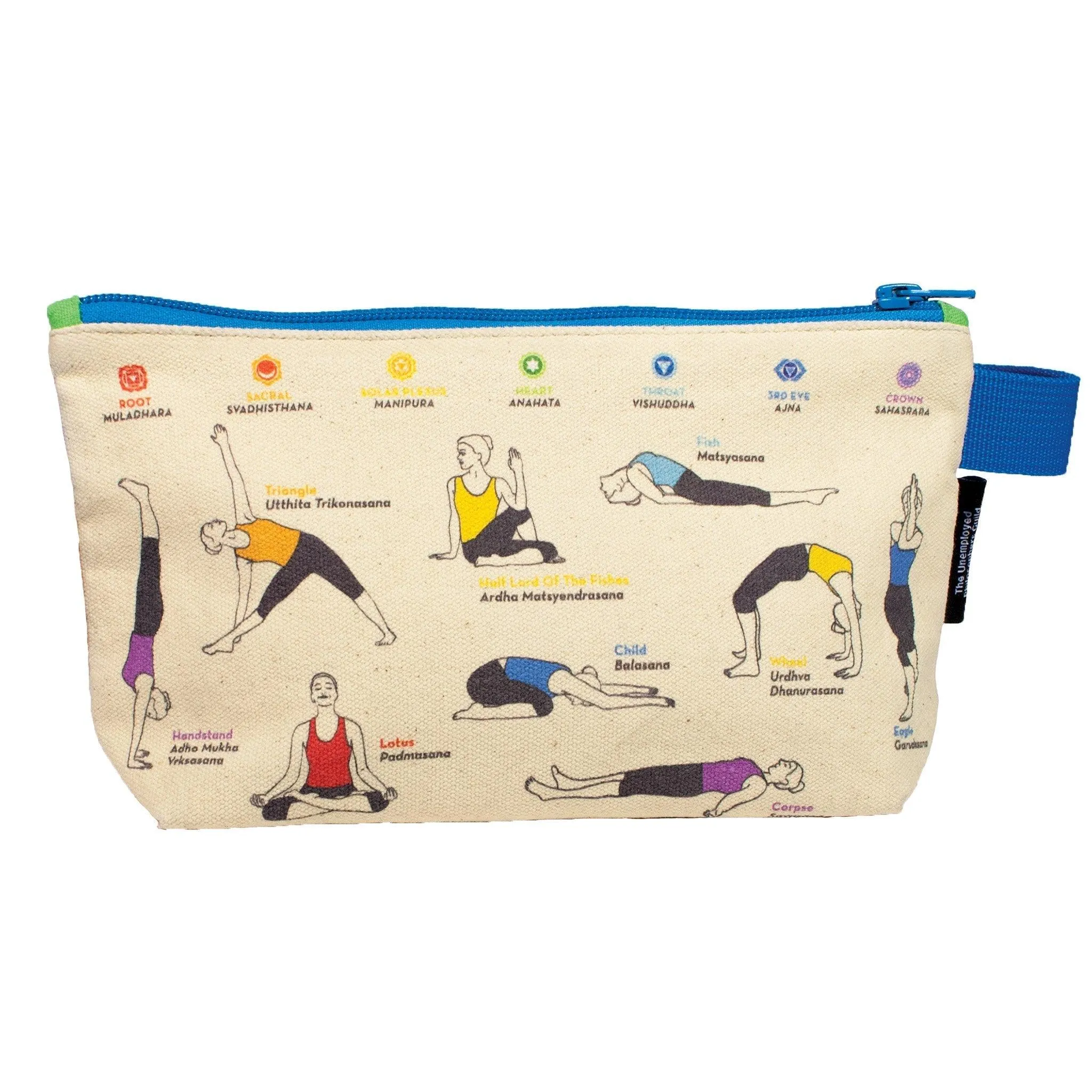 Yoga Poses Zipper Bag