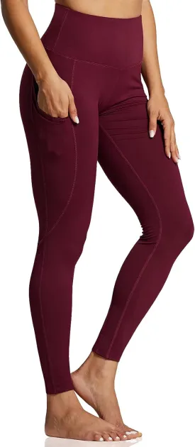 ZUTY 7/8 Workout Leggings for Women High Waisted Leggings with Pockets Squat Proof Yoga Ankle Leggings Plus Size 25"